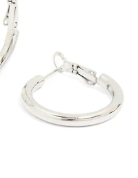 Waterproof Stainless Steel Hoop Earrings 30 MM