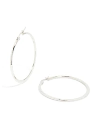Waterproof Stainless Steel Thin Hoop Earrings