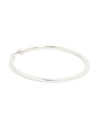 Waterproof Stainless Steel Thin Hoop Earrings