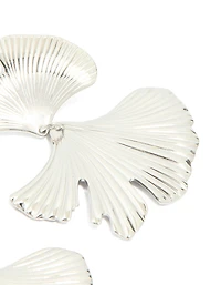 Waterproof Stainless Steel Statement Petal Earrings