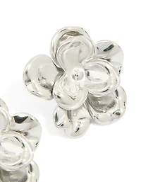 Waterproof Stainless Steel Mini Double Daisy Earrings