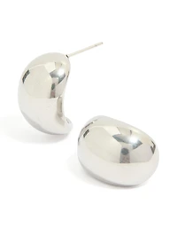 Waterproof Stainless Steel Small Cave Stud Earrings