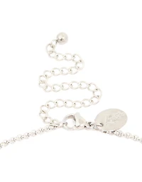 Waterproof Stainless Steel Interlock Loops Pendant Necklace