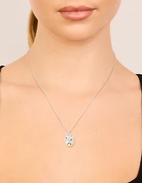 Waterproof Stainless Steel Organic Pendant Necklace