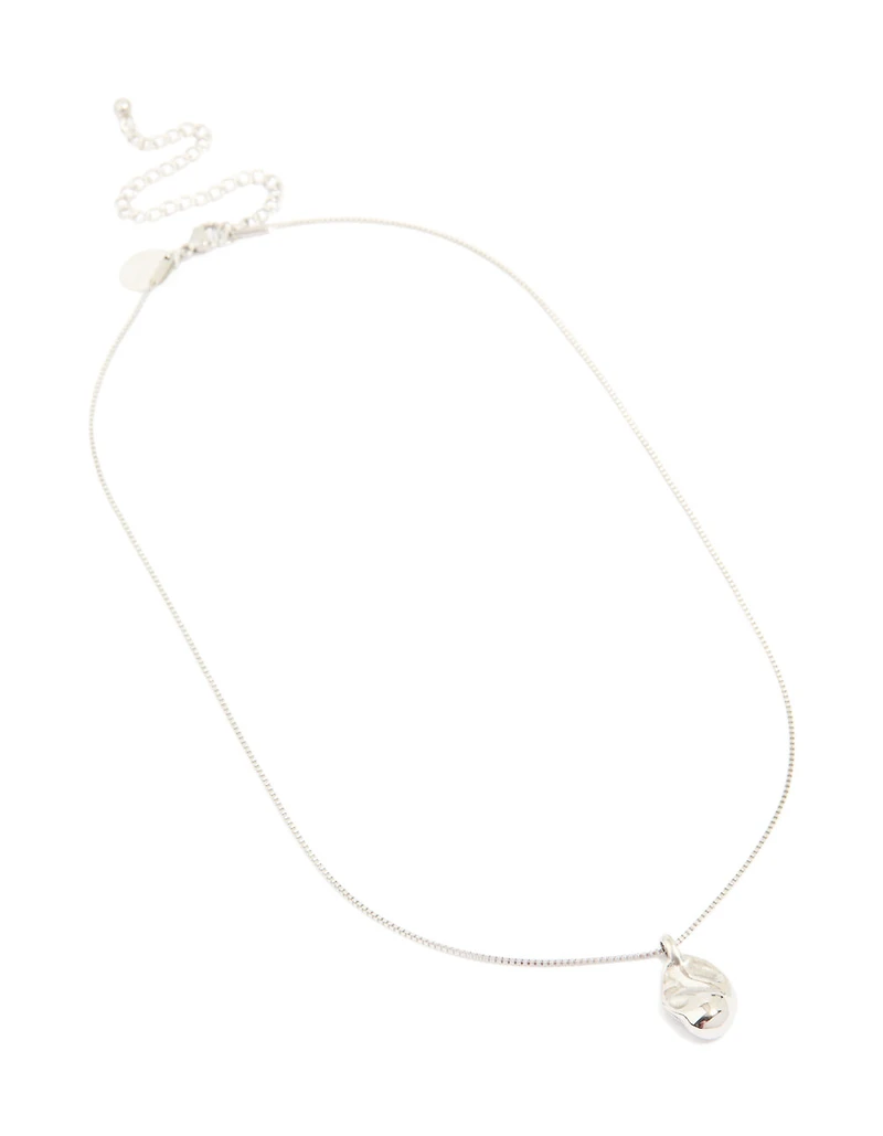 Waterproof Stainless Steel Organic Pendant Necklace