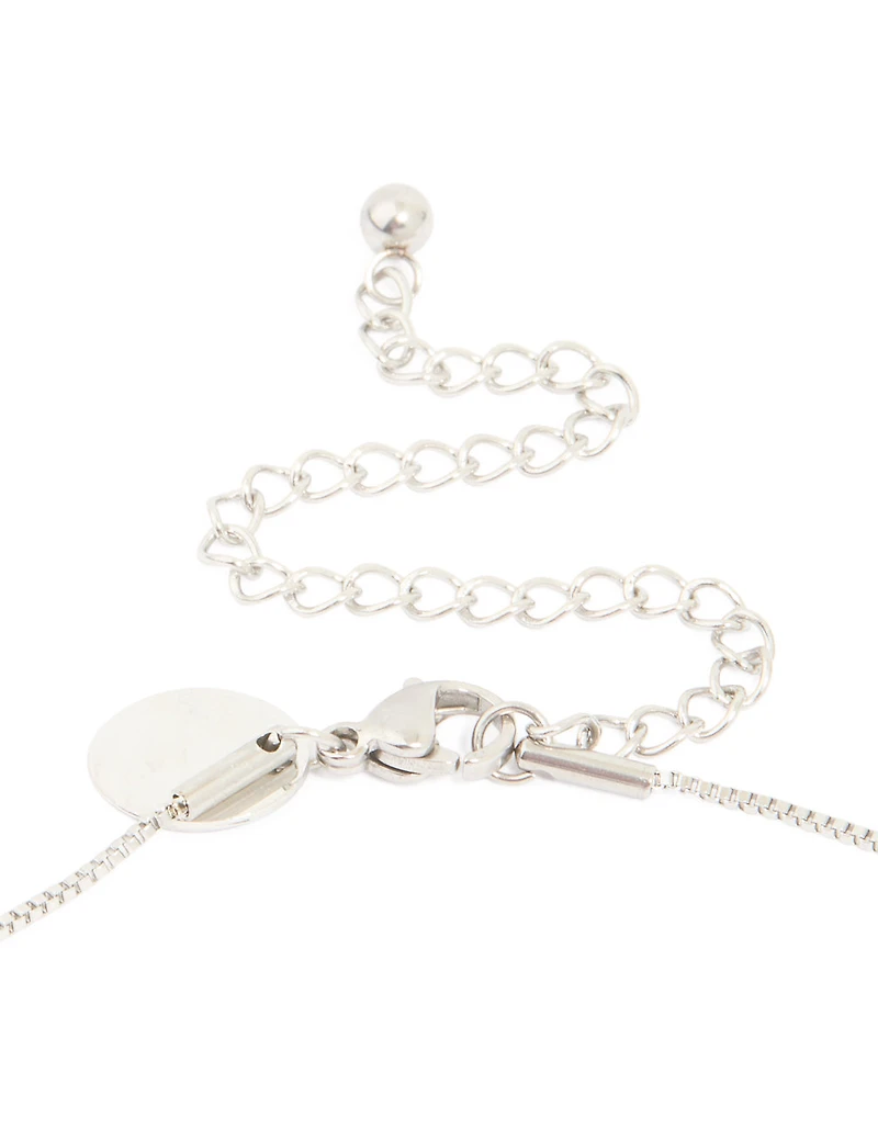 Waterproof Stainless Steel Organic Pendant Necklace