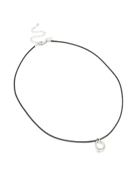 Collier de petit pendentif imperméable en acier inoxydable