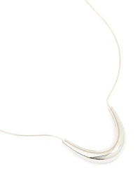 Waterproof Stainless Steel U-Shape Pendant Necklace