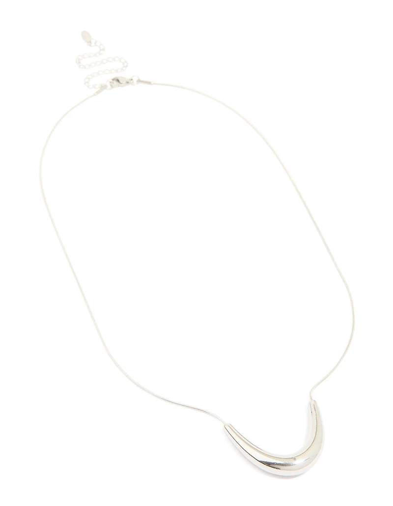 Waterproof Stainless Steel U-Shape Pendant Necklace