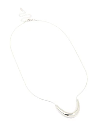 Waterproof Stainless Steel U-Shape Pendant Necklace