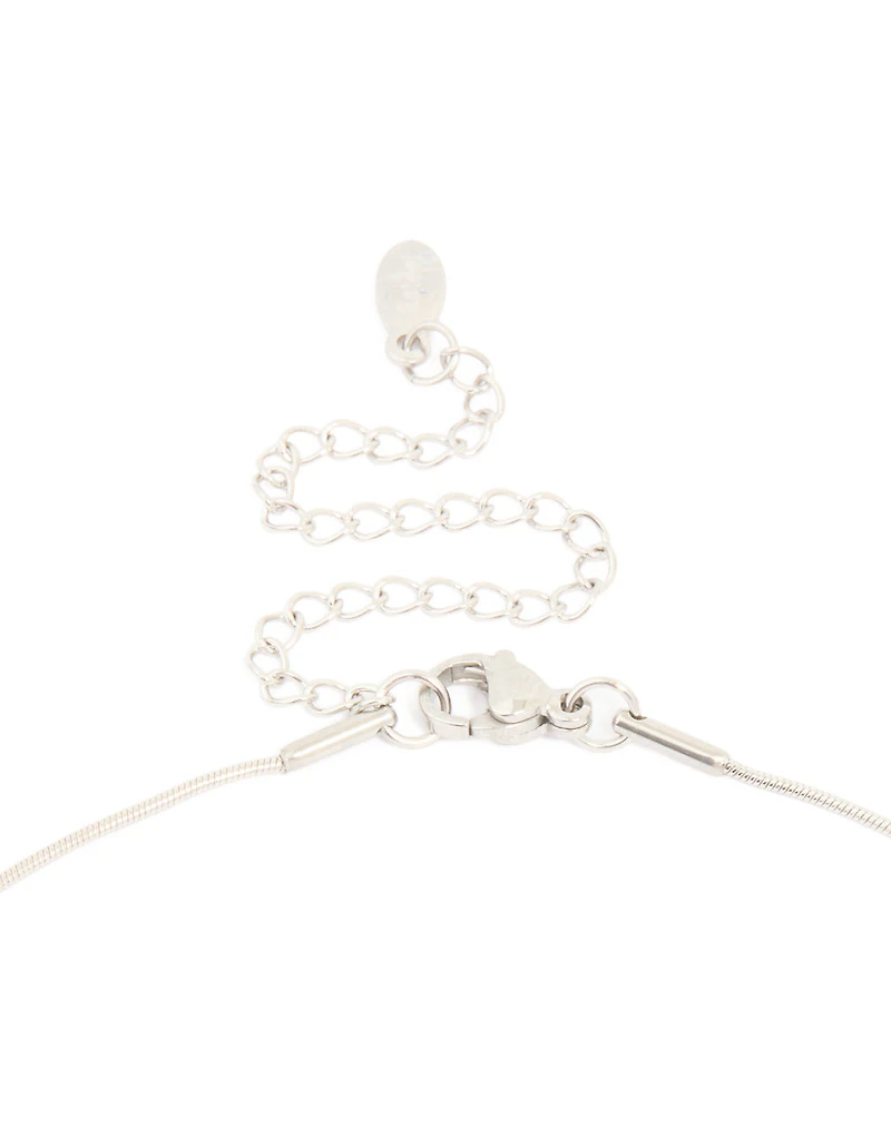 Waterproof Stainless Steel U-Shape Pendant Necklace