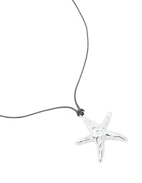 Collier en corde étoilée de mer en acier inoxydable imperméable