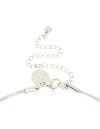 Waterproof Stainless Steel Pearl Layered Necklace