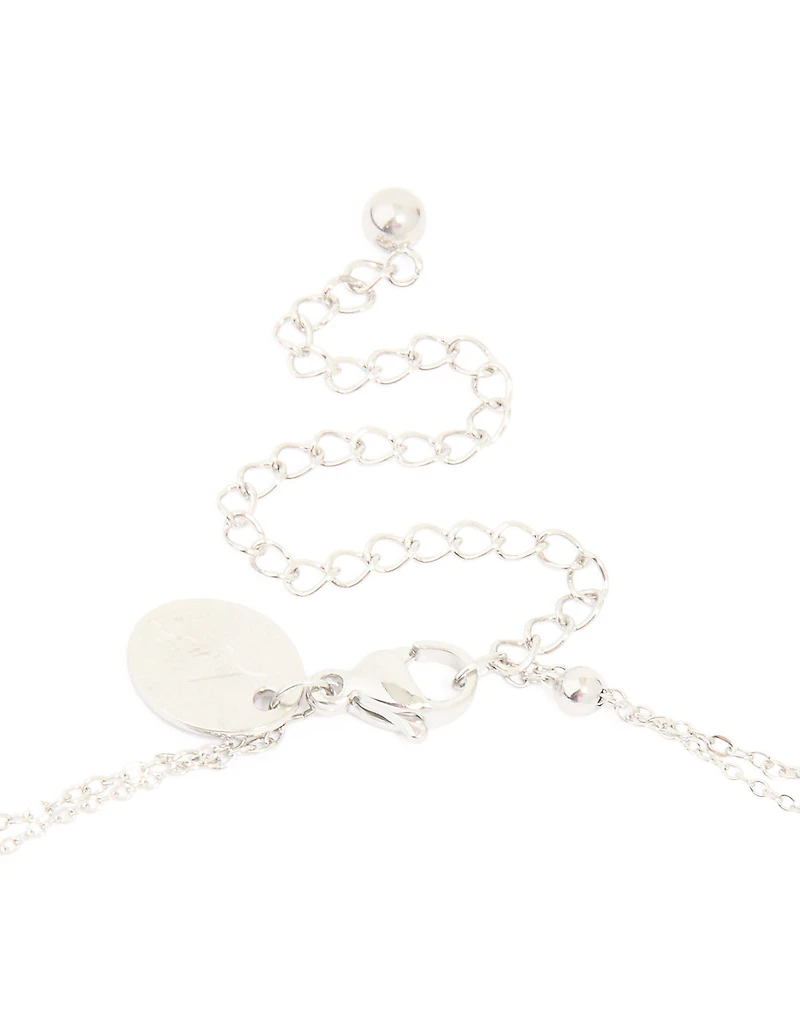 Waterproof Stainless Steel Starfish & Shell Layered Necklace