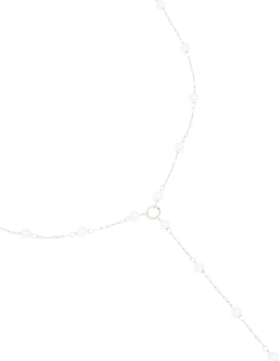 Waterproof Stainless Steel Pearl Y-Necklace