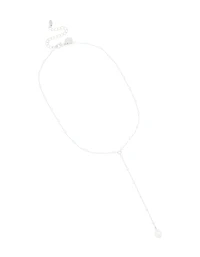 Waterproof Stainless Steel Pearl Y-Necklace