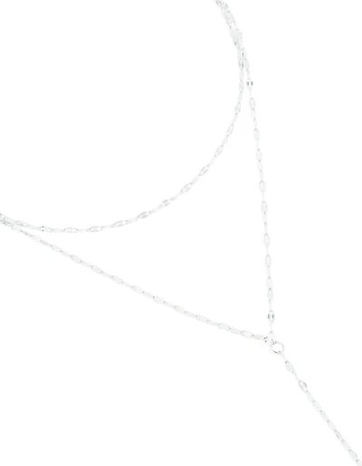 Waterproof Stainless Steel Multi Layered Chain Y-Necklace
