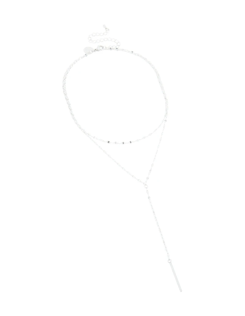 Waterproof Stainless Steel Multi Layered Chain Y-Necklace