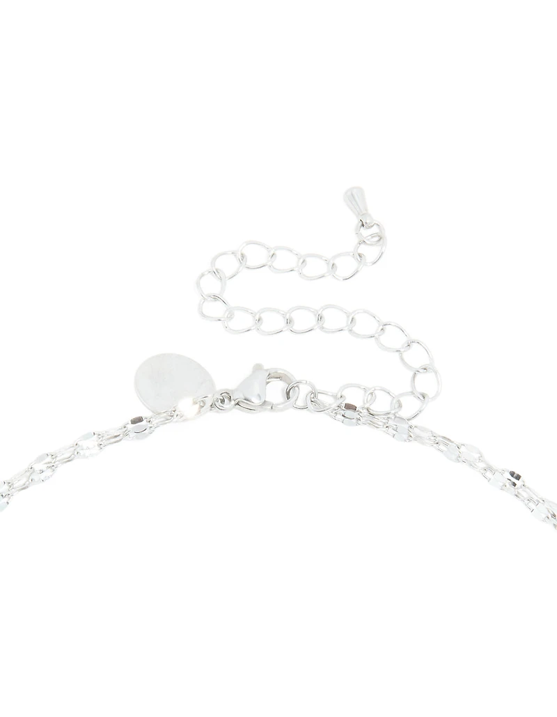 Waterproof Stainless Steel Multi Layered Chain Y-Necklace