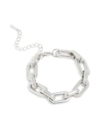 Waterproof Stainless Steel Large Paperclip Chain Bracelet