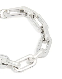 Waterproof Stainless Steel Large Paperclip Chain Bracelet