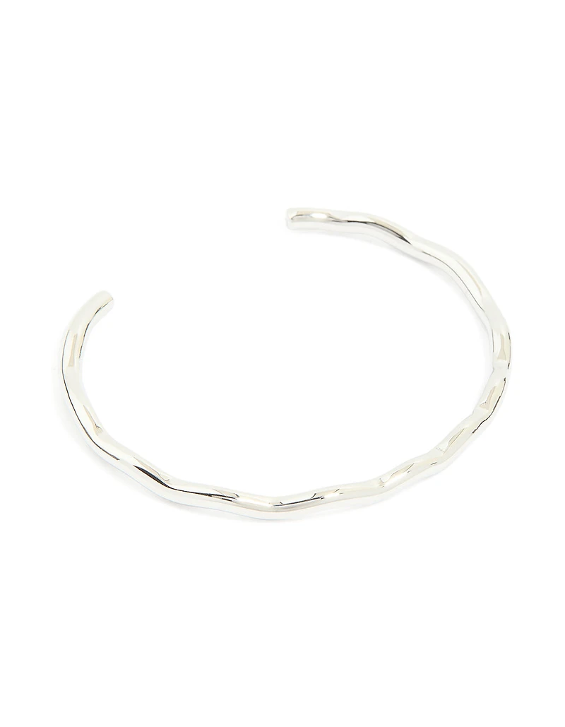 Waterproof Stainless Steel Mini Wave Wrist Cuff