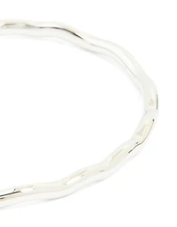 Waterproof Stainless Steel Mini Wave Wrist Cuff