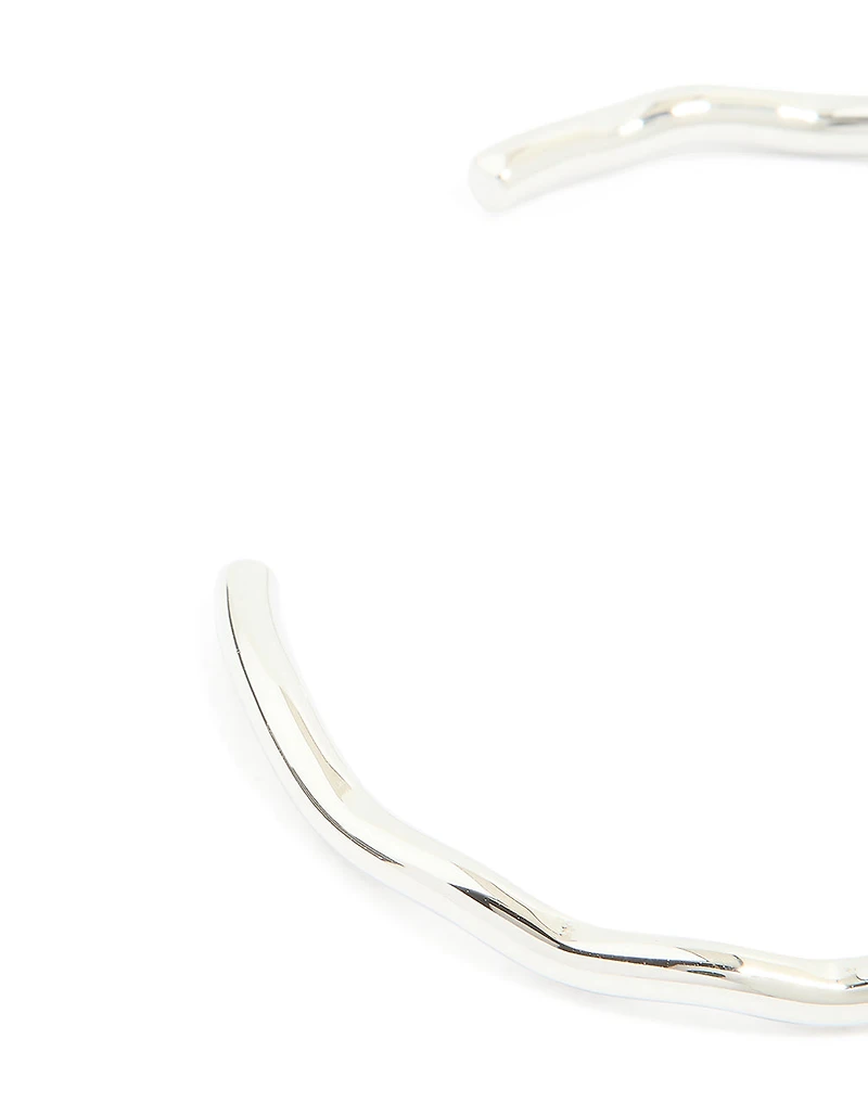 Waterproof Stainless Steel Mini Wave Wrist Cuff