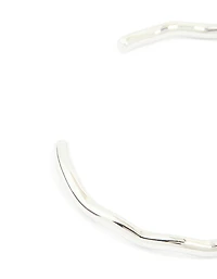 Waterproof Stainless Steel Mini Wave Wrist Cuff