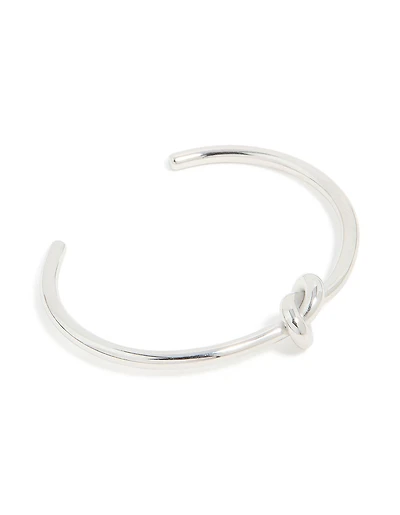 Waterproof Stainless Steel Basic Knotted Centre Wrist Cuff