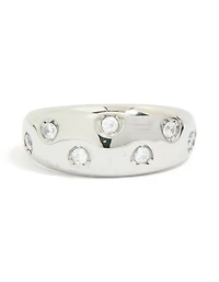Bague de bracelet en diamant acier inoxydable imperméable