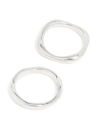 Waterproof Stainless Steel Organic Rings 3-Pack