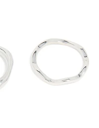 Waterproof Stainless Steel Organic Rings 3-Pack