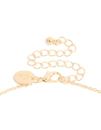 Gold 'I Love You' Heart Necklace