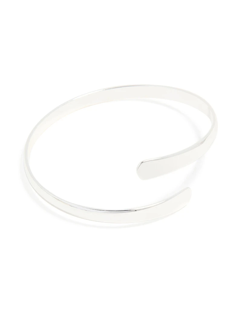 Silver Wrap Around Bangle