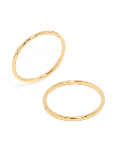 Kids Gold Plated Surgical Steel Sleeper Earrings