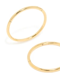 Kids Gold Plated Surgical Steel Sleeper Earrings