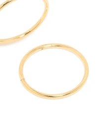 Kids Gold Plated Surgical Steel Sleeper Earrings