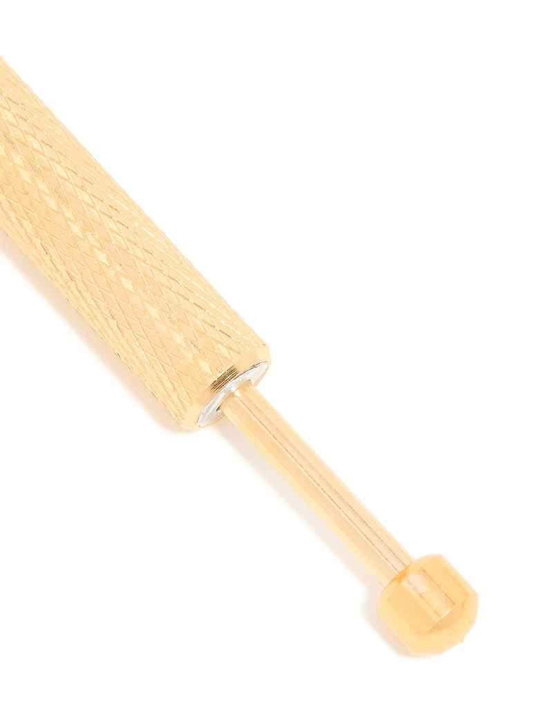 Gold Plated Surgical Steel Flat Back Jewellery Tool