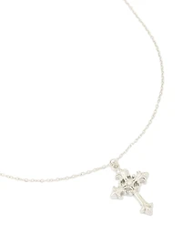 Waterproof Stainless Steel Gothic Cross Necklace