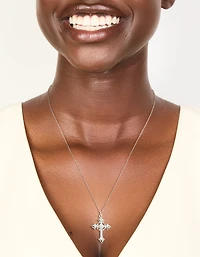 Waterproof Stainless Steel Gothic Cross Necklace