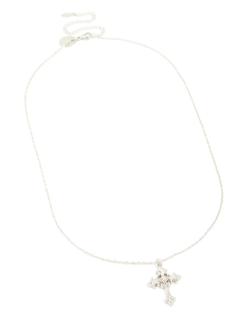 Waterproof Stainless Steel Gothic Cross Necklace