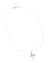 Waterproof Stainless Steel Gothic Cross Necklace