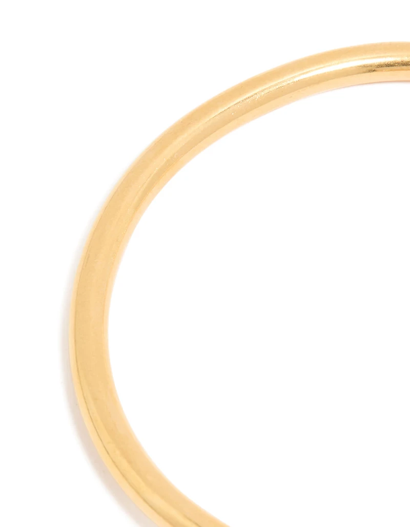 Waterproof Gold Plated Stainless Steel Organic Open Wrist Cuff