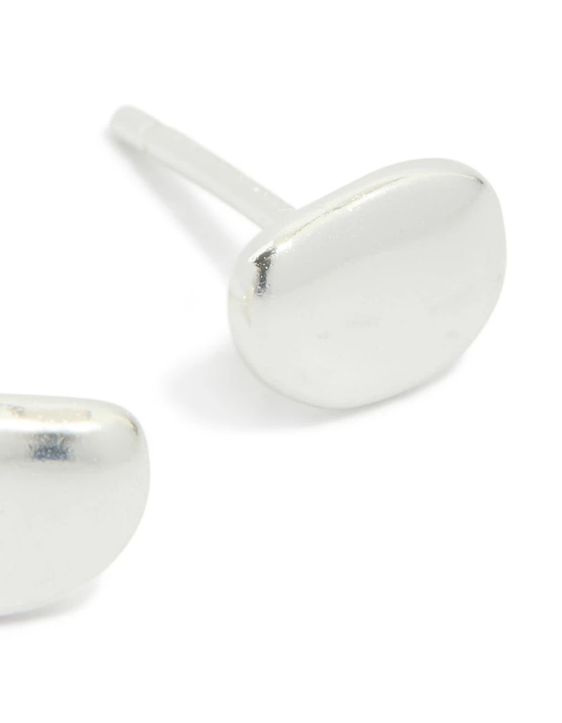 Boucles d’oreilles en cailloux en argent sterling