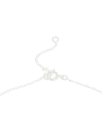 Sterling Silver Pearl & Heart Necklace