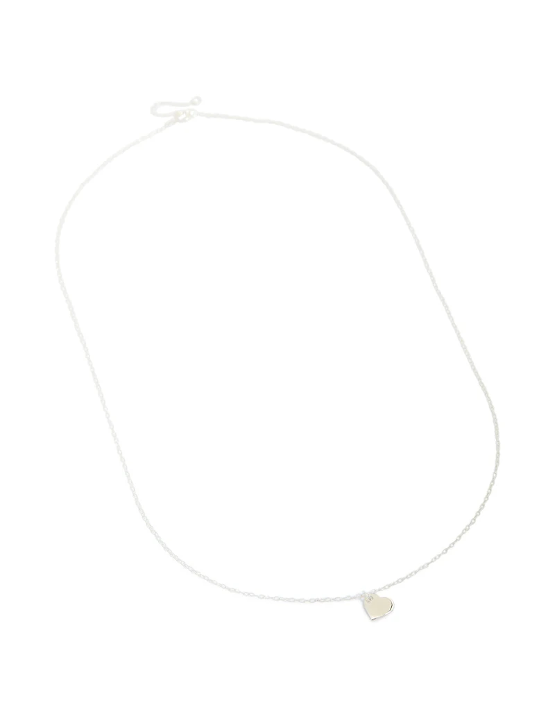 Sterling Silver Heart Pendant Necklace