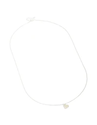 Sterling Silver Heart Pendant Necklace