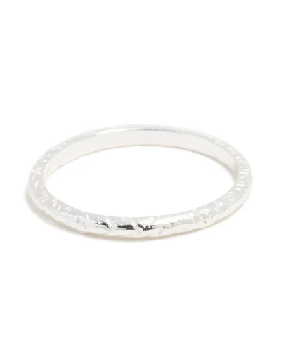 Bague en fusion argent sterling