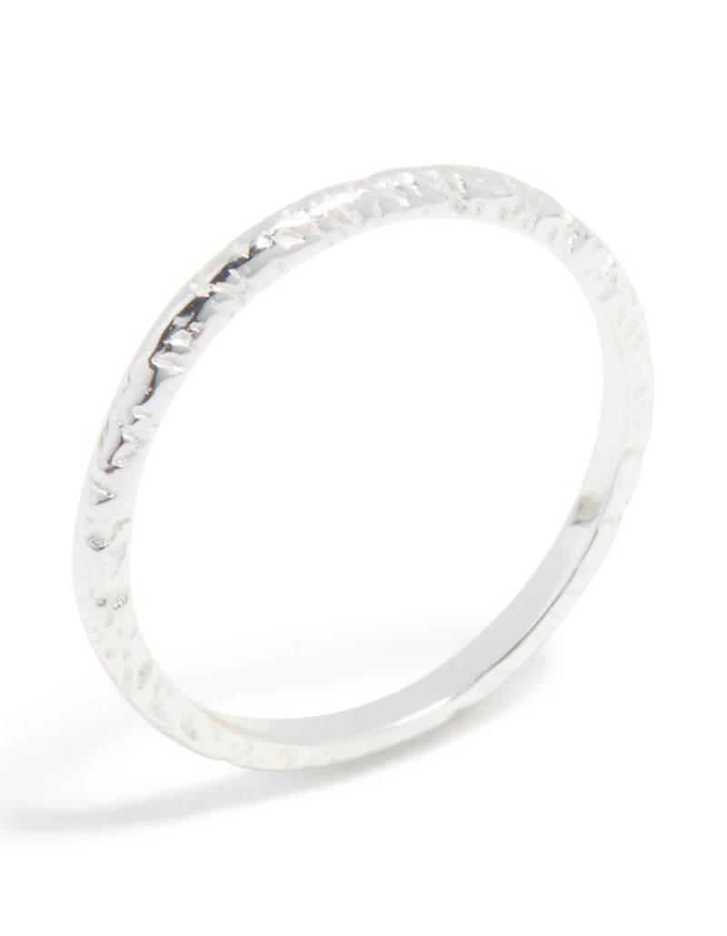 Bague en fusion argent sterling
